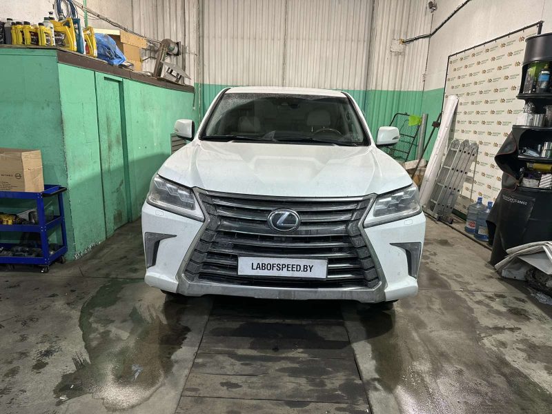 Чип-тюнинг с удалением отключением сажевого фильтра, отключение глушения клапана егр LEXUS LX450D 4.5 272HP 2015 года выпуска